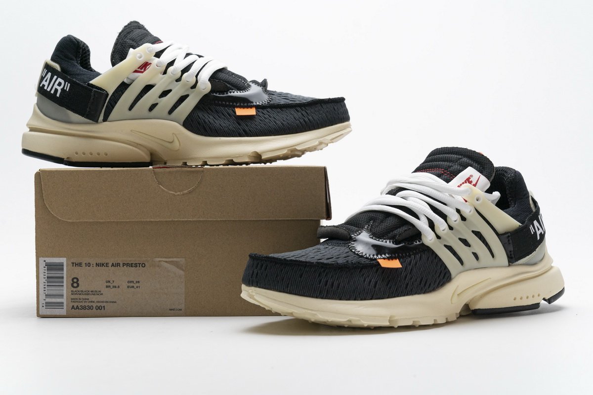 OFF-WHITE x Nike Air Presto AA3830-001 - Image 2